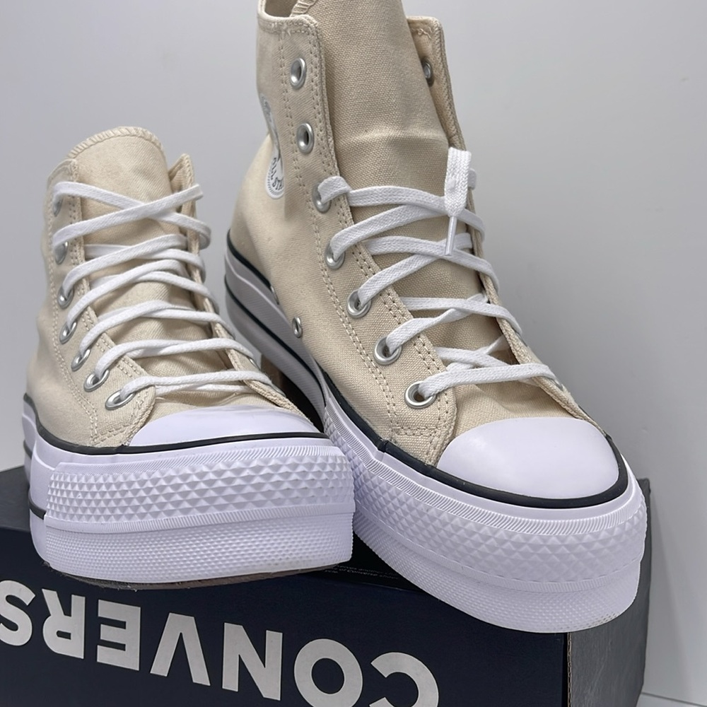 Converse WMNS Cream High-Top Platform Sneakers A08214F
CTAS LIFT HI
NATURAL IVOR - Picture 5 of 16
